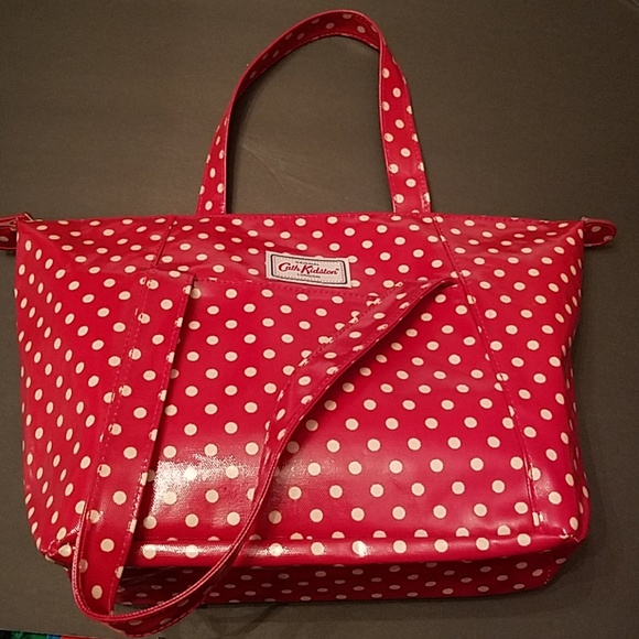 cath kidston red spot bag